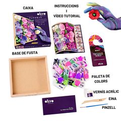 Marco madera DIY Oktoclay Flores Inspiration