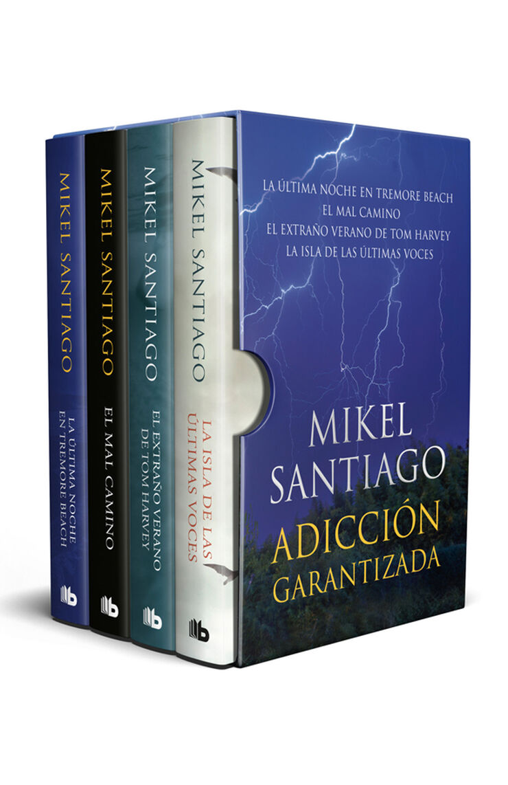 Estuche Mikel Santiago: adicción garantizada