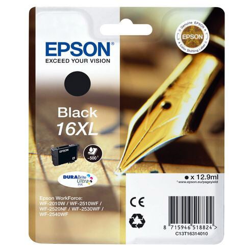 Cartucho original Epson T16XL negro C13T16314012