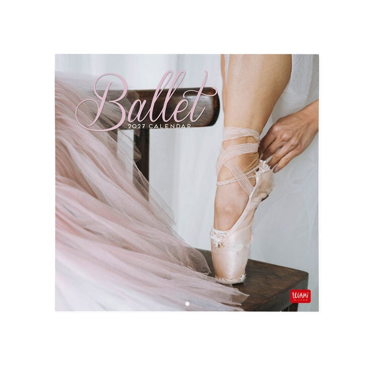 Calendario Legami 30x29 Pared Ballet Multiling&uuml;e 2027