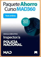 2023 Inpector/a Polic&iacute;a Nacional. Paquete ahorro Curso 365 + test online