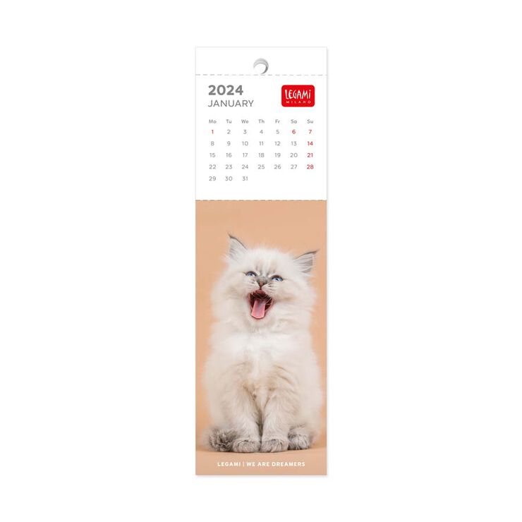 Calendario Marcapáginas Legami 2024 Kittens