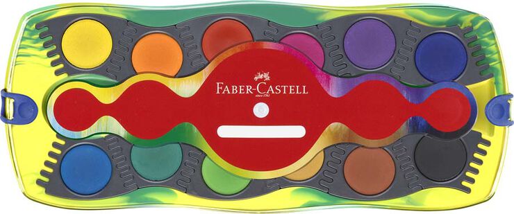 Acuarela Faber-Castell Connector Dinosaurio 12 colores