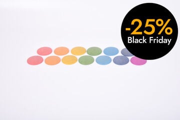 Discs de fusta Rainbow