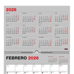 Calendari Miquelrius paret Escriure 21x15 2026 castellà Basic