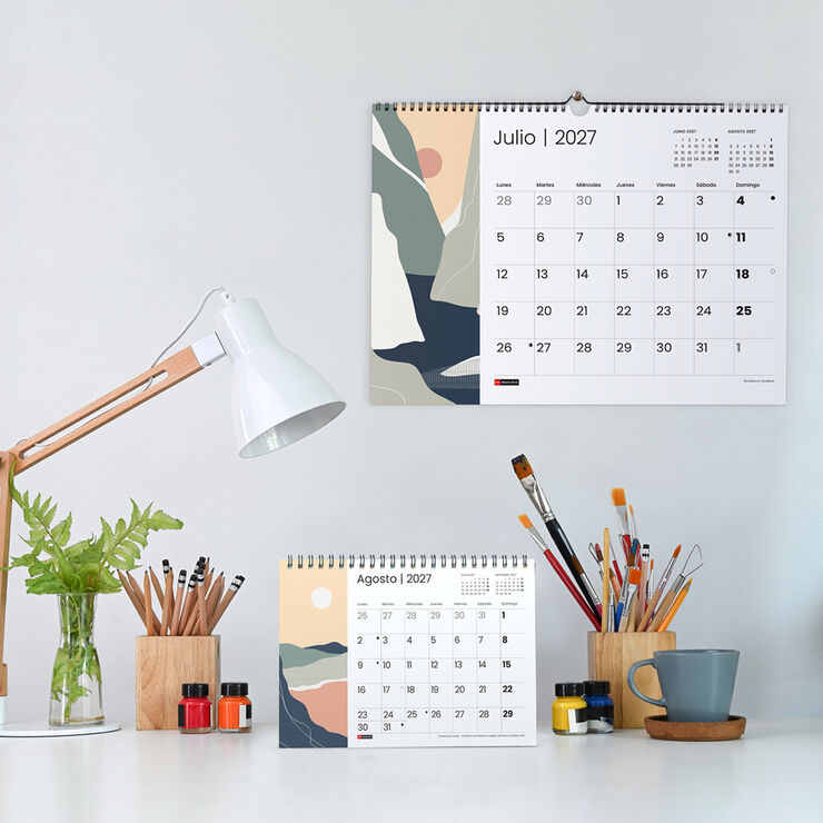 Calendario Miquelrius Pared A3 Castellano Cims 2027 Multicolor