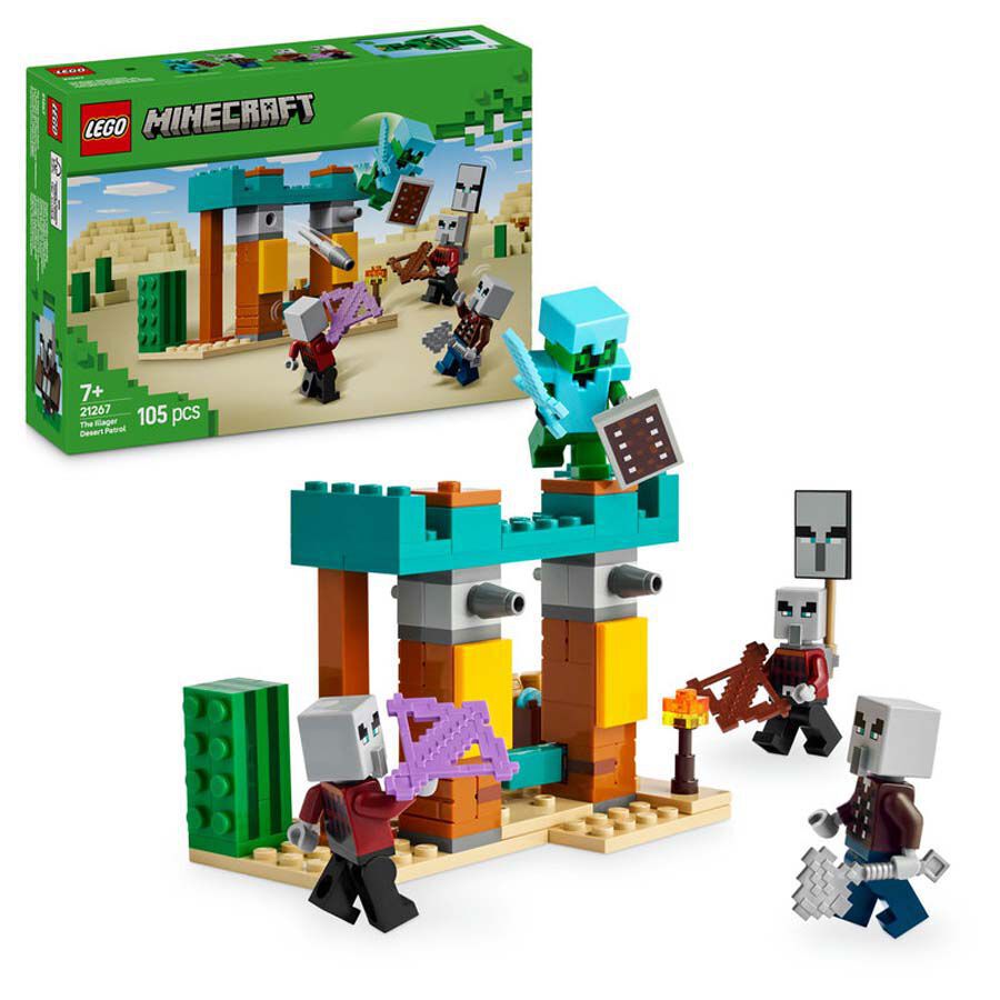 LEGO&reg; Minecraft La Patrulla del Desierto de los Maldeanos 21267