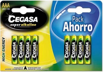 Pila alcalina Cegasa LR03 8u Pila alcalina Cegasa LR03 8u