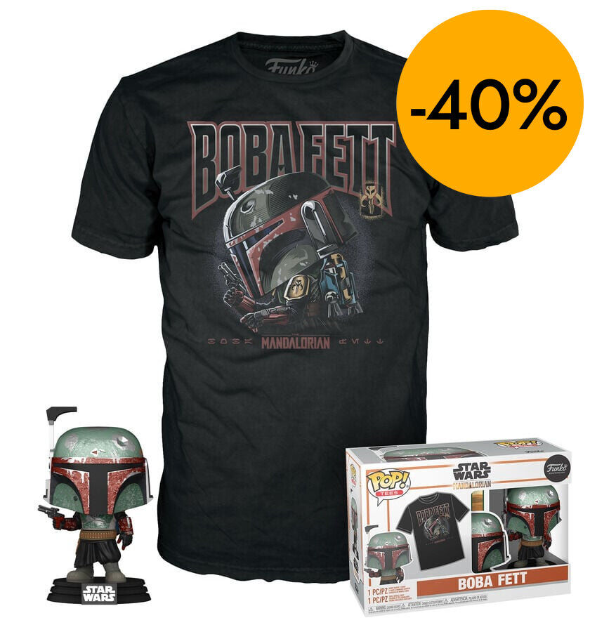 Funko POP! Pack Samarreta Boba Fett - L