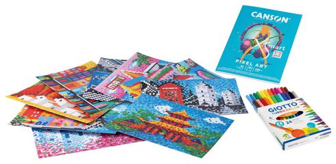 Pixel Art Giotto Postals