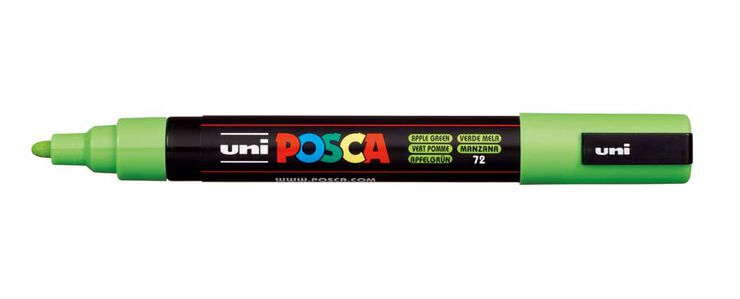 Retolador Posca PC-5M verd poma