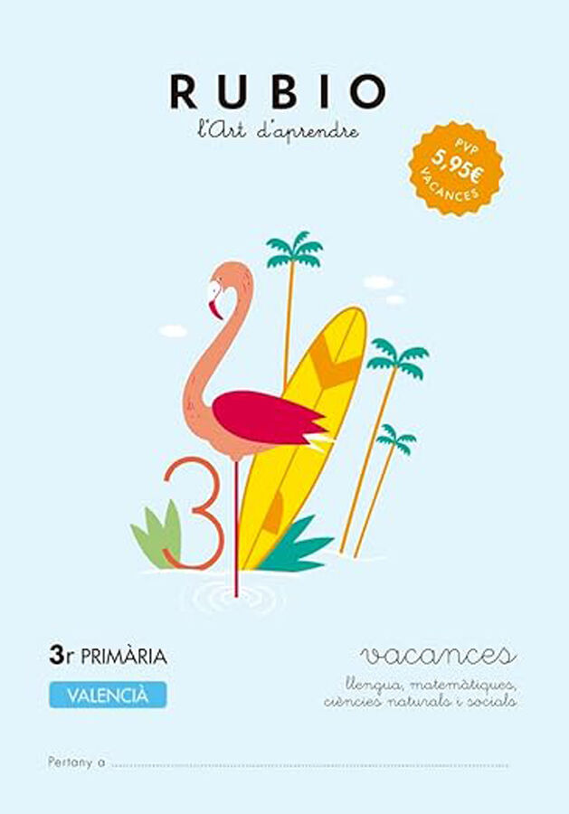 Quadern de Vacances 3r Prim&agrave;ria Rubio Valenci&agrave;