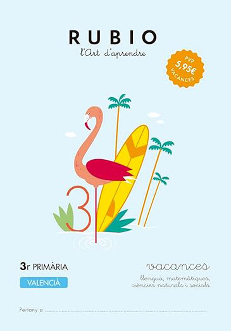 Quadern de Vacances 3r Primària Rubio Valencià