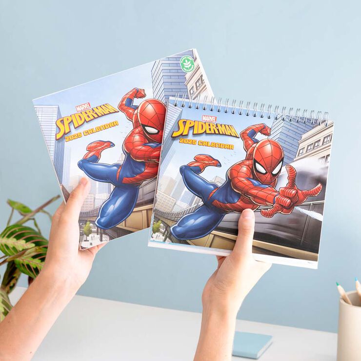 Calendari Taula 2025 30x30cm Marvel Spiderman