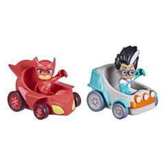 Set de Figures Pilots i Cotxe Al Combat Pj Masks Assort assortits