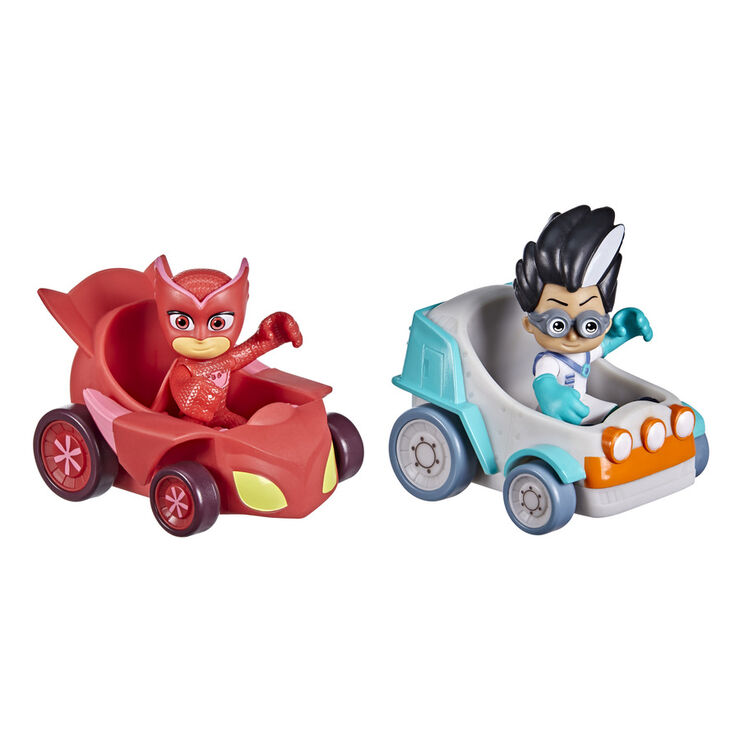 Set de Figures Pilots i Cotxe Al Combat Pj Masks Assort assortits