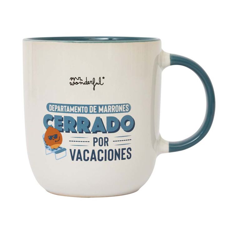 Taza Mr.Wonderful Departamento de marrones