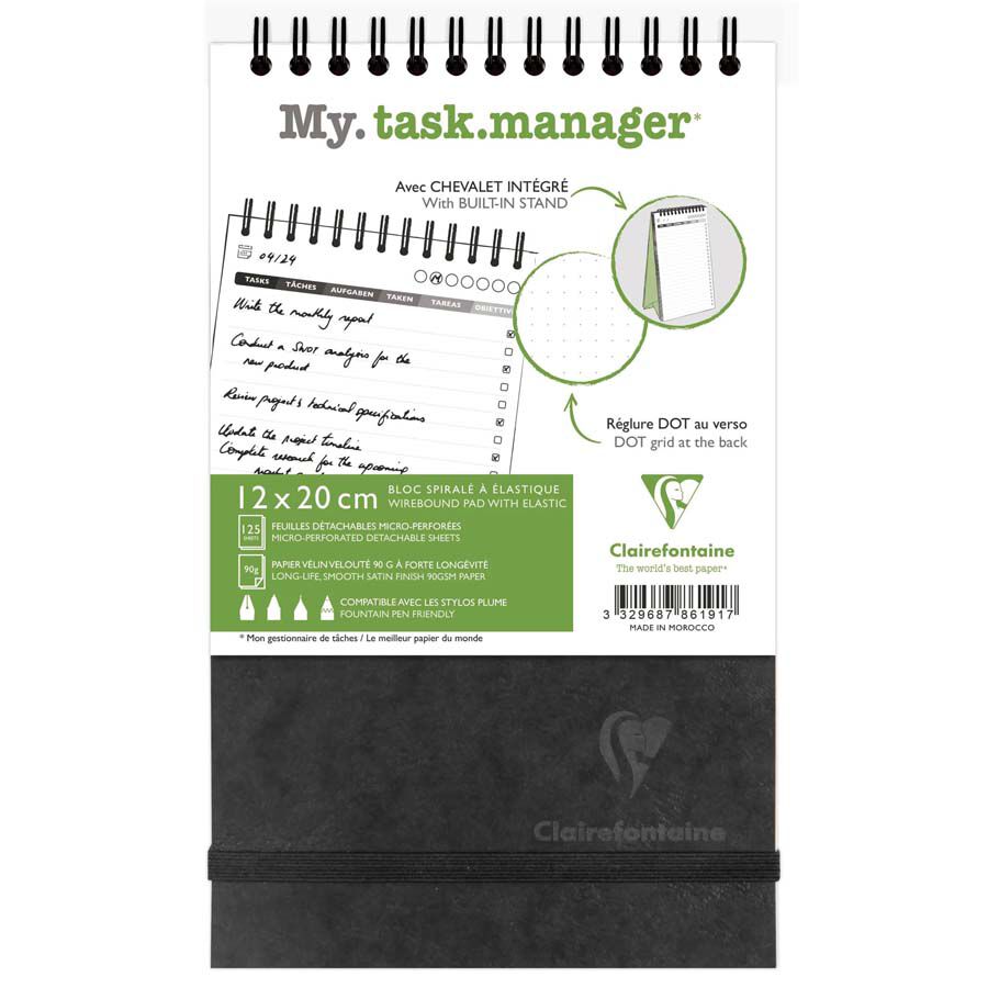 Bloc de Notas espiral Nomaddict negro