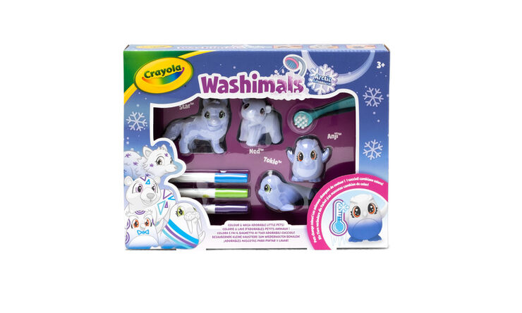 Washimals Polar Set 4 Mascotas Ártico