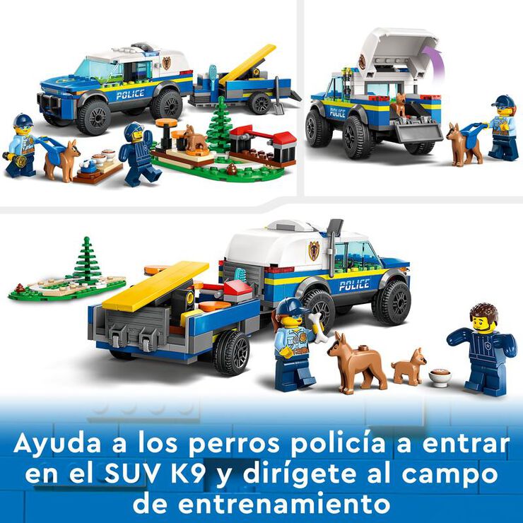 LEGO® City Entrenament Mòbill per Gossos Policia 60369