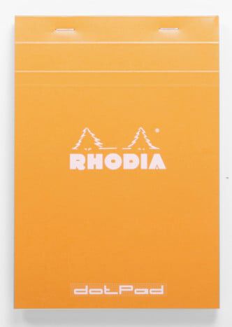 Bloc Rhodia Dots A5 80 fulls taronja