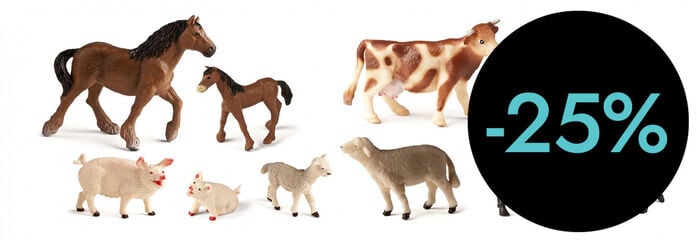 Animals de granja amb cries 10 unitats