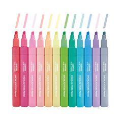 Marcadores fluorescentes Alpino Color Experience Pastel 12 colores