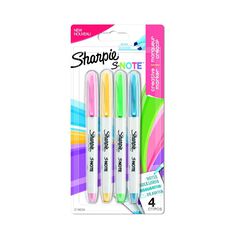 Rotuladores Sharpie SNote 4 colores