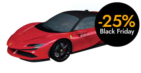 Puzle 3D Ferrari SF90 Stradale 108 peces