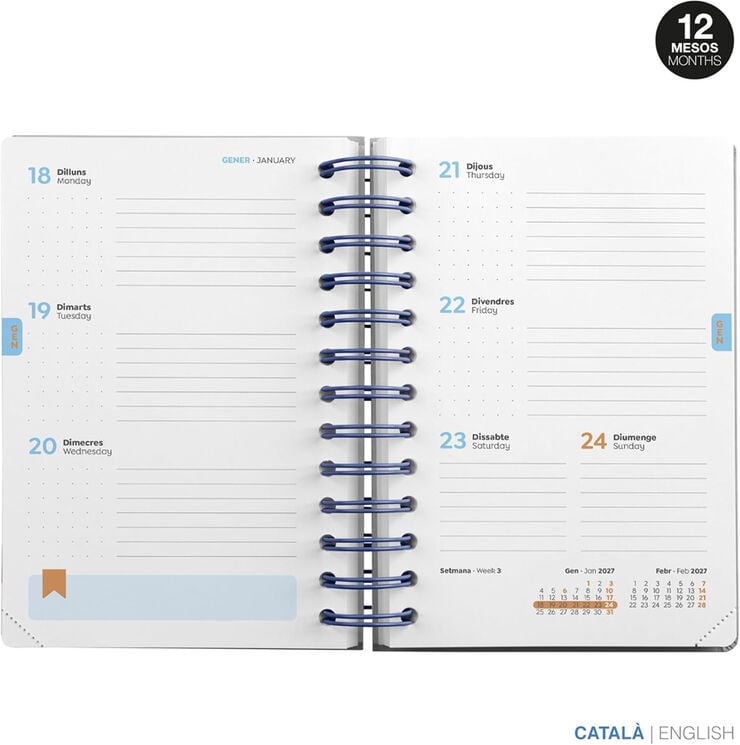 Agenda Escolar Activa W-O S/V Cat. 2026-2027 Spring