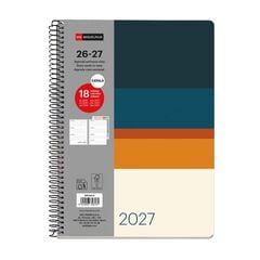 Agenda Miquel Rius 18 Meses Espiral Plus sem/vista catal&aacute;n 2026-2027 Sunset
