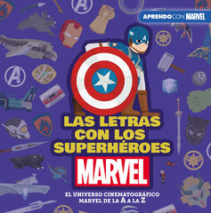 Las letras con los superh&eacute;roes Marvel