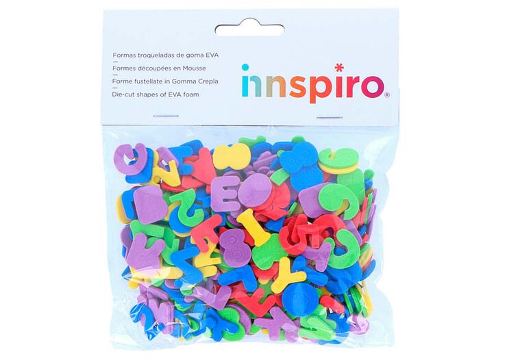 Formas goma eva Innspiro letras 360u
