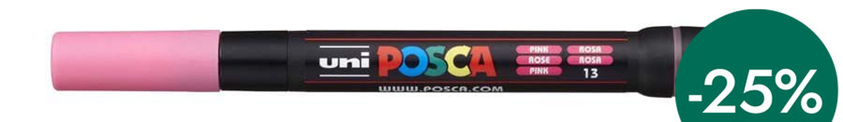 Rotulador Posca PCF-350 1-10mm rosa
