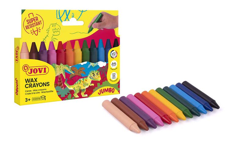 Ceras pl&aacute;sticas Jovicolor 12 colores