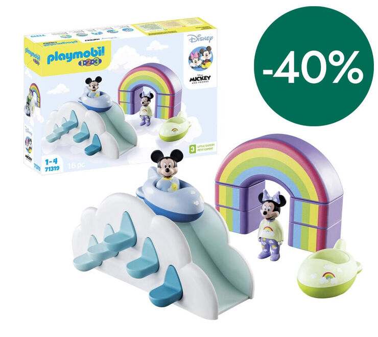 Playmobil 123 Mickey y Minnie casa en las Nubes 71319