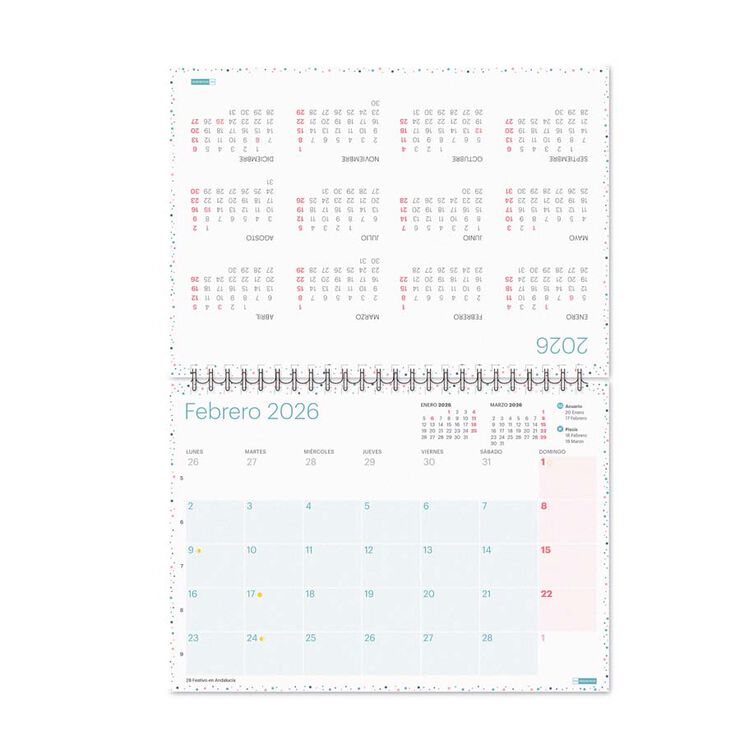 Calendari Miquelrius sobretaula A5 2026 castellà Lovely