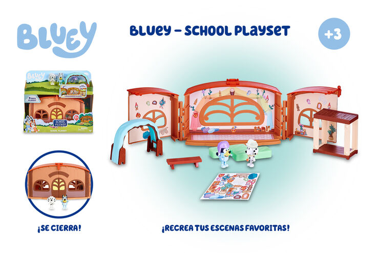 Bluey Playset escuela