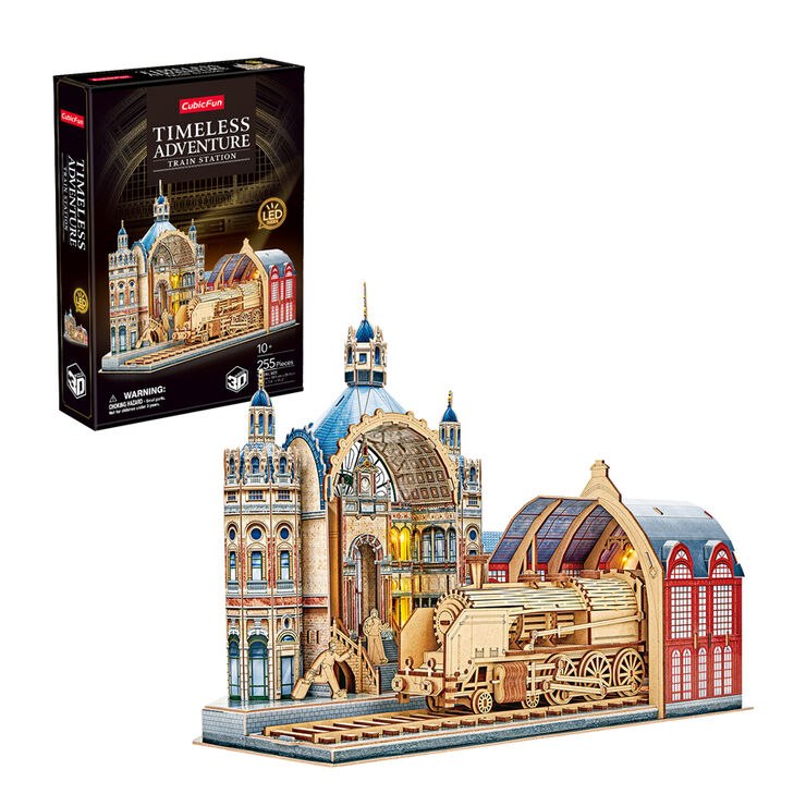 Puzle 3D Timeless Train Station