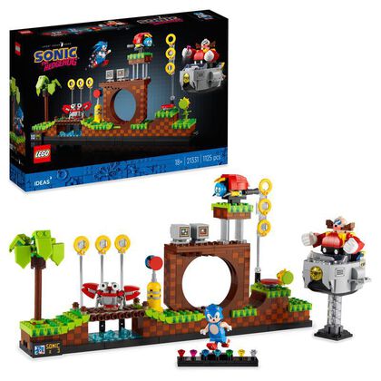 LEGO® Sonic the Hedgehog Green Hill Zone set amb Dr. Eggman 21331