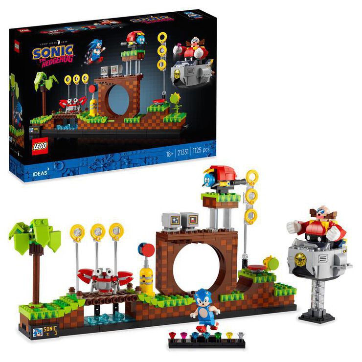 LEGO® Sonic the Hedgehog Green Hill Zone set con Dr. Eggman 21331