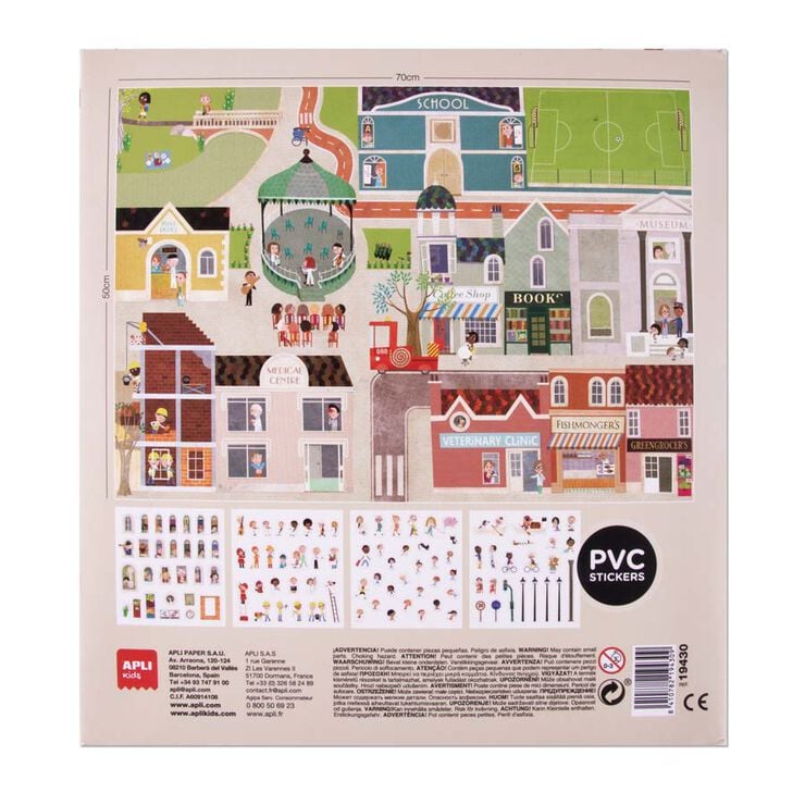 Pòster Ciutat amb Adhesius