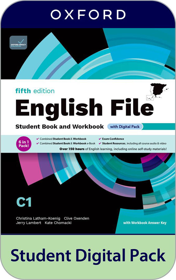 English File 5th Edition C1. Student's Book and Workbook and digital with Key Pack