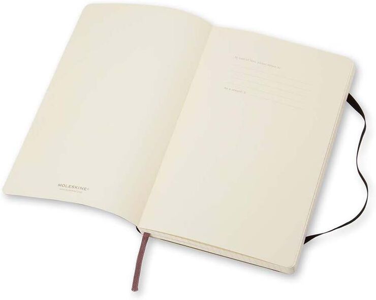 Libreta Moleskine Soft XL Negro Cuadro