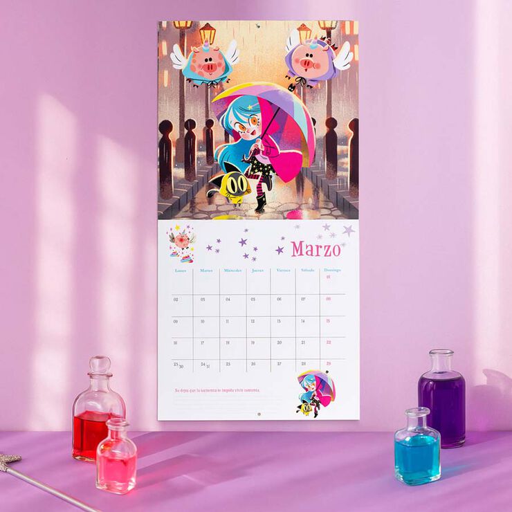 Calendario pared Anna Kadabra 2026 castellano