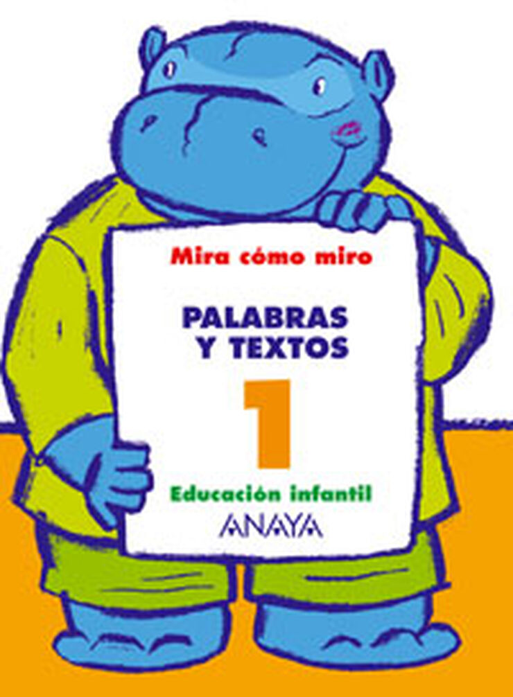 Palabras Y Textos 1 Infantil