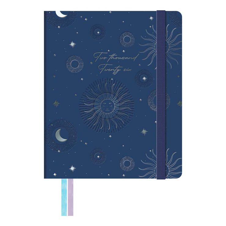 Agenda Takenote A5 sem/vista mult 2026 Celeste