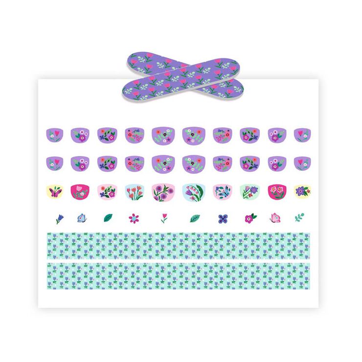 Adhesivos para uñas Flores