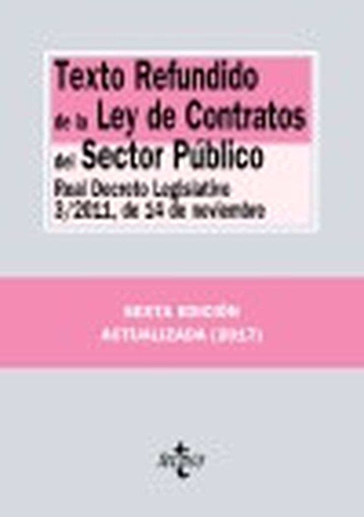 Texto Refundido de la Ley de Contratos d