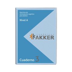 Ejercicios de Estimulaci&oacute;n Cognitiva para adultos Nivel a Cuaderno 3 Akker
